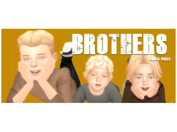 Mix BROTHERS by simsfinds - The Sims 4 Custom Content