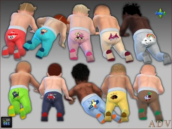 Maxis Match Tights for infants - The Sims 4 Custom Content