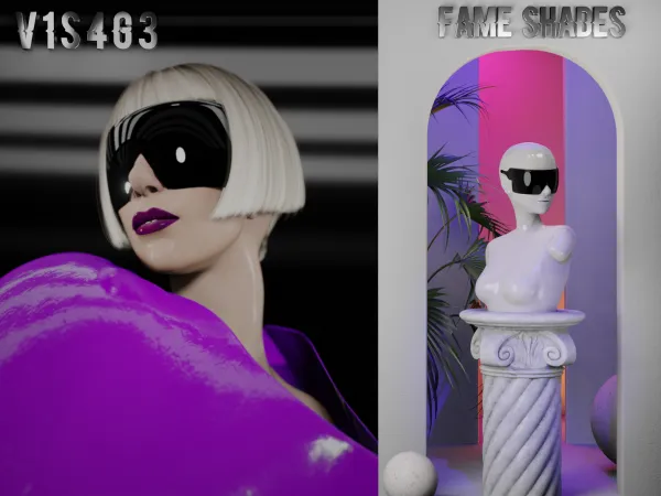 Alpha V1S4G3 FAME SHADES - The Sims 4 Custom Content