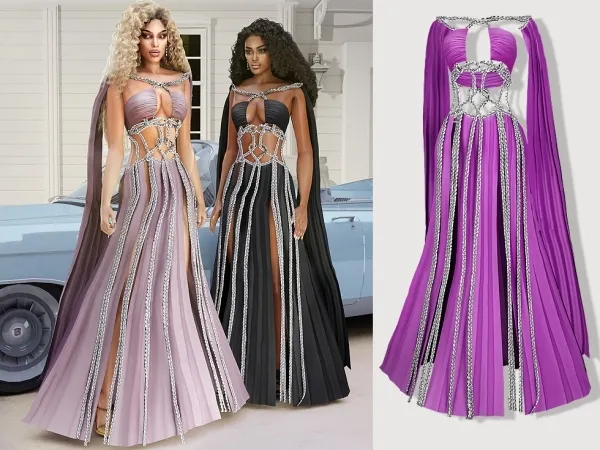 Alpha Nadine Princess Gown from Cannes Film Festival - The Sims 4 Custom Content
