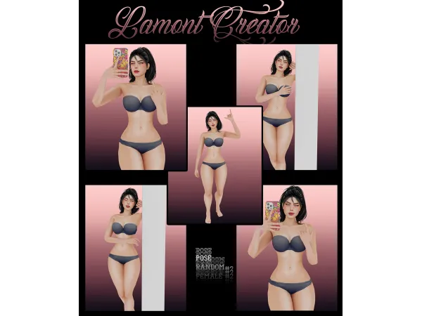 Alpha Random Female 2 - The Sims 4 Custom Content