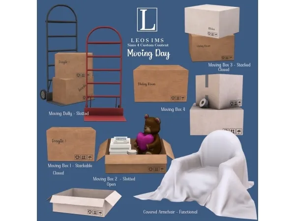 Alpha Moving Day - The Sims 4 Custom Content