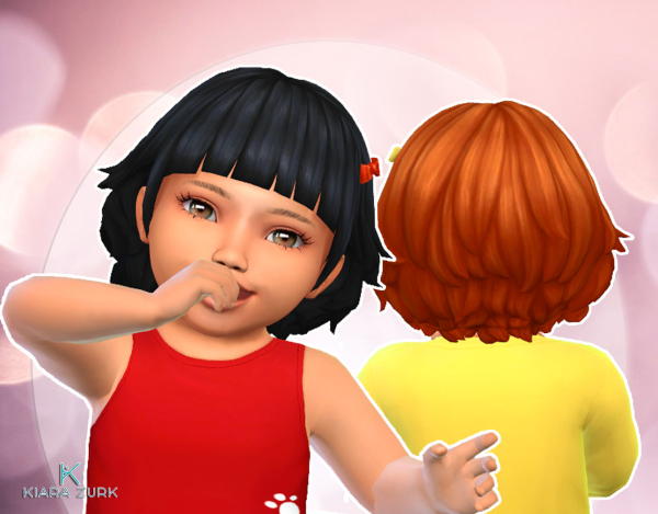 Maxis Match Riley Hairstyle Bow for Infants by simsfinds - The Sims 4 Custom Content