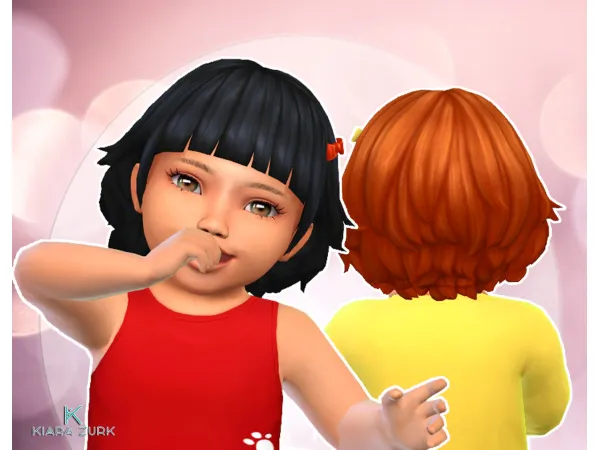 Maxis Match Riley Hairstyle Bow for Infants by Kiara Zurk - The Sims 4 Custom Content