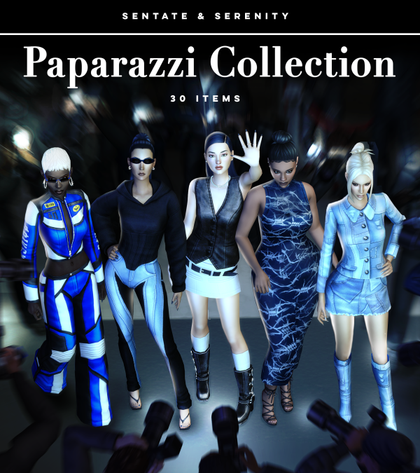 Maxis Match The Paparazzi Collection Serenity x Sentate (17 items) by simsfinds - The Sims 4 Custom Content