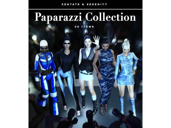 Maxis Match The Paparazzi Collection Sentate X Serenity by Sentate - The Sims 4 Custom Content