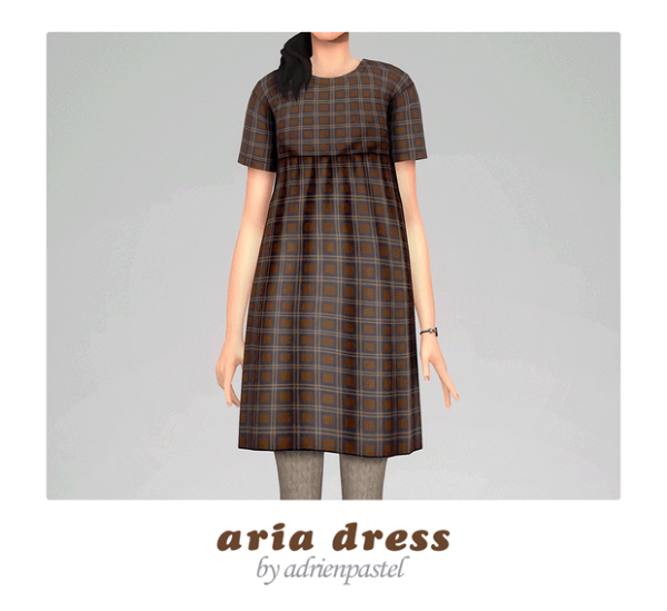 Maxis Match Aria Dress by simsfinds - The Sims 4 Custom Content