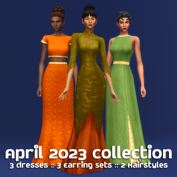 Maxis Match April 2023 Collection creamforbreakfast by simsfinds - The Sims 4 Custom Content