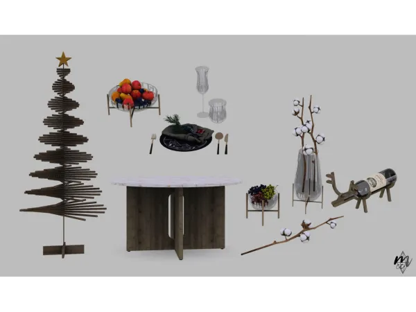 Novvvas Not Christmas Dinner - The Sims 3 Custom Content