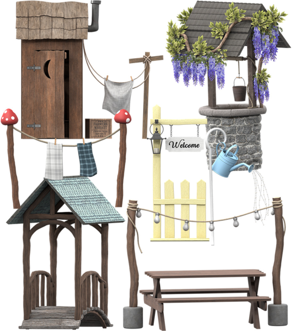 [KHD] Enchanted Set by simsfinds - The Sims 3 Custom Content