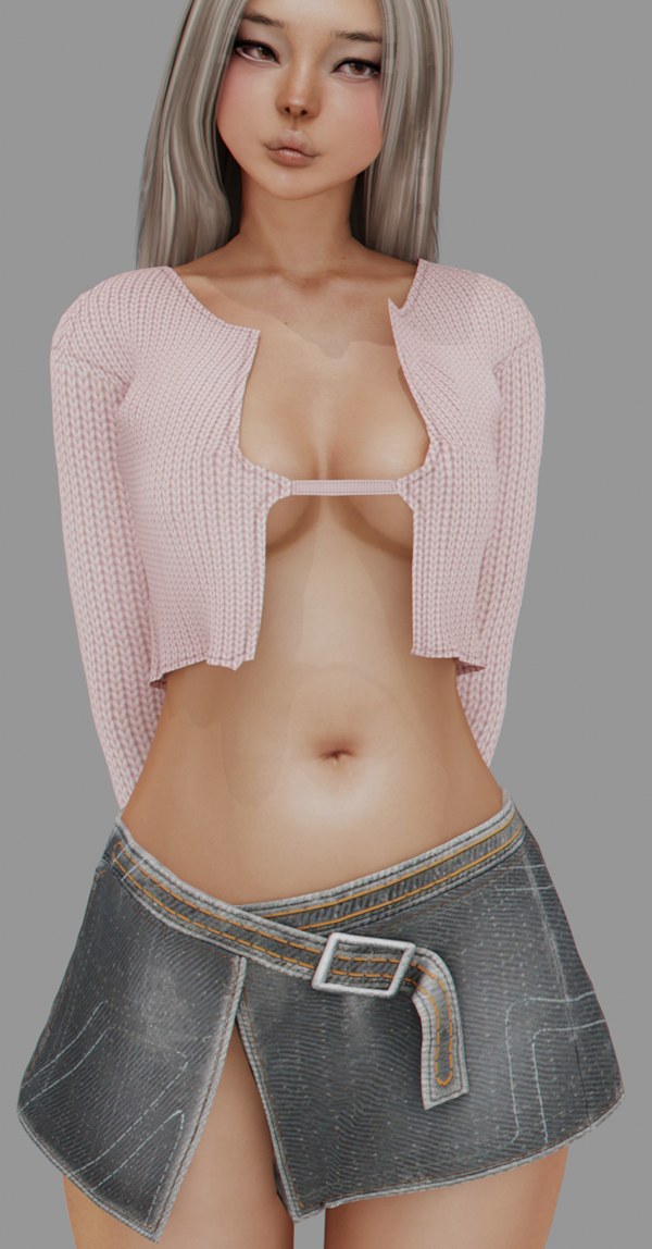 Alpha ﾟMARIA CARDIGANﾟ by unknown66irl - The Sims 4 Custom Content