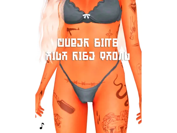 High Rise Thong Conversion - The Sims 3 Custom Content