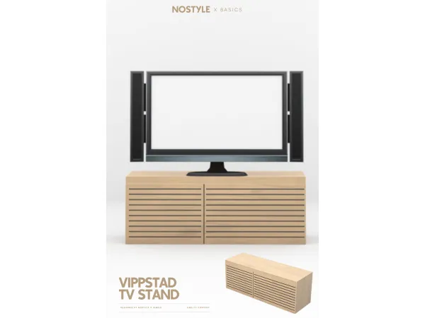 Mix VIPPSTAD TV STAND by NO STYLE - The Sims 4 Custom Content