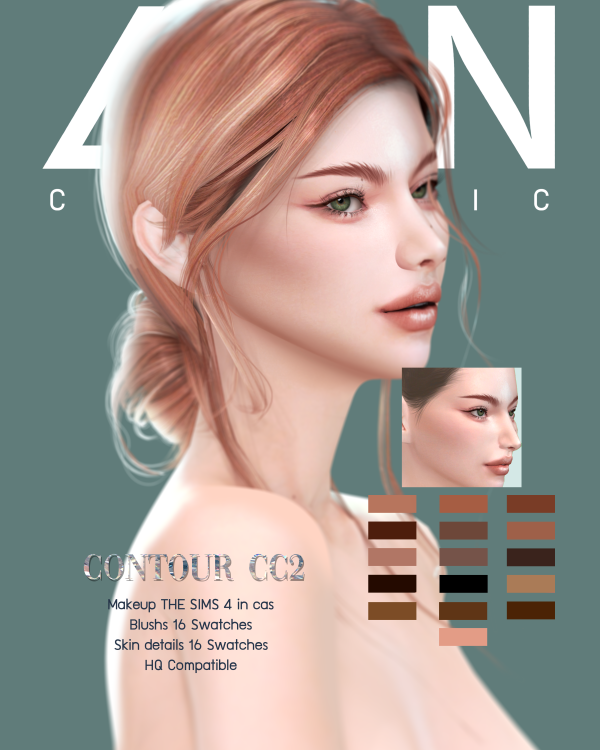 Alpha LEAN CONTOUR CC2 by simsfinds - The Sims 4 Custom Content