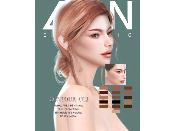 Alpha LEAN CONTOUR CC2 by LEANSIMS - The Sims 4 Custom Content