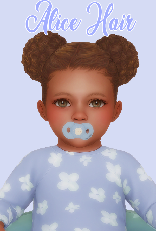 Maxis Match Alice Hair by simsfinds - The Sims 4 Custom Content