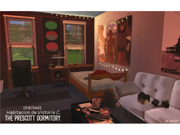 Maxis Match Victoria Chase's room [Life is Strange] - The Sims 4 Custom Content