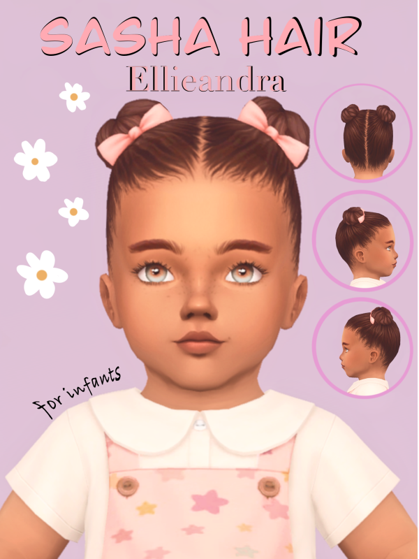 Maxis Match Sasha Hair For Infants by simsfinds - The Sims 4 Custom Content