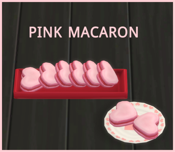 Maxis Match PINK MACARON by simsfinds - The Sims 4 Custom Content