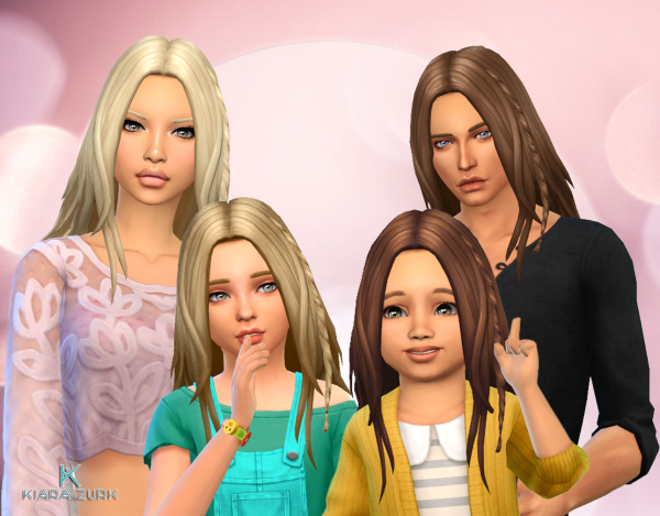 Maxis Match Germania Hairstyle UPDATE by simsfinds - The Sims 4 Custom Content