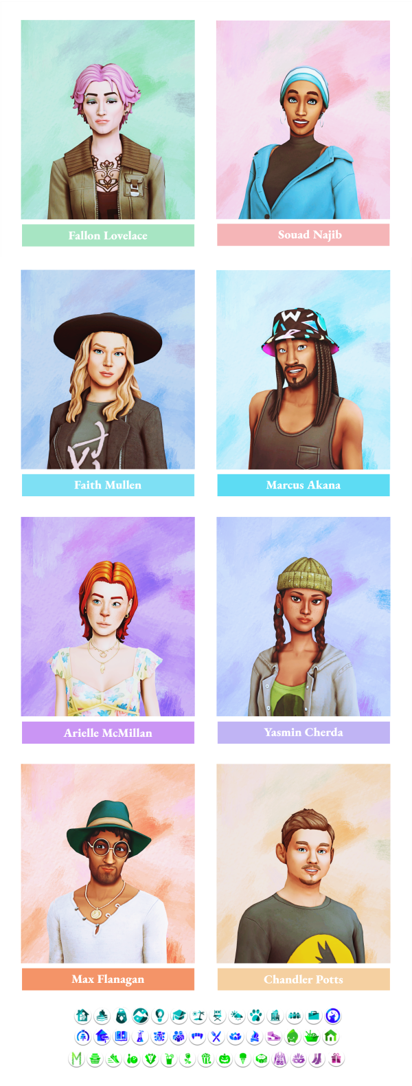 Maxis Match The Dancing Llamas by simsfinds - The Sims 4 Custom Content
