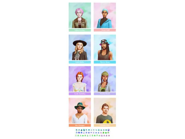 Maxis Match The Dancing Llamas by Lady Chaos - The Sims 4 Custom Content
