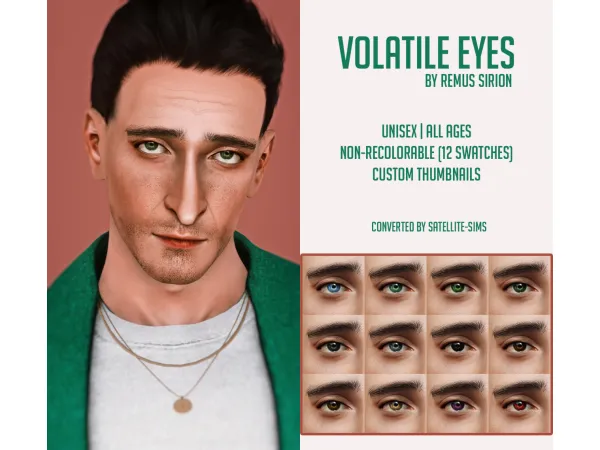 Volatile Eyes by remussirion - The Sims 3 Custom Content