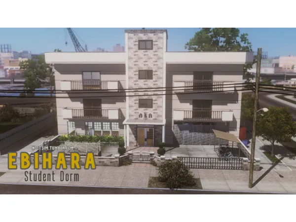 Ebihara Student Dorm - The Sims 3 Custom Content