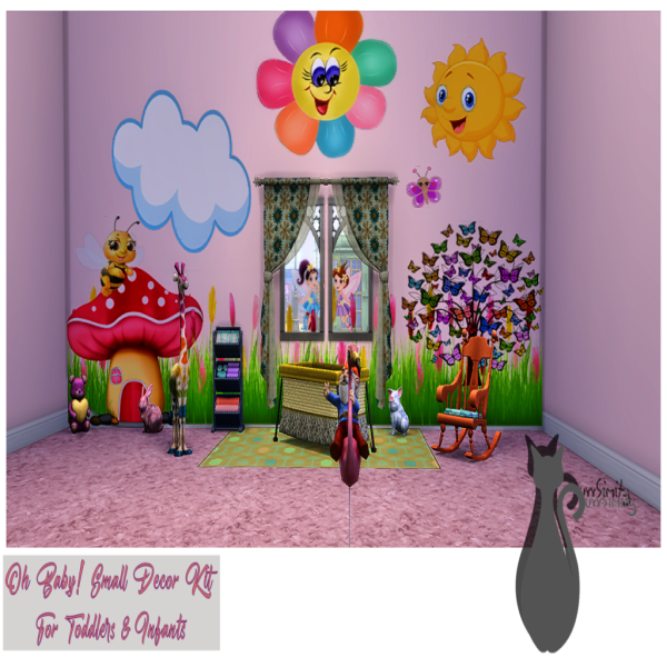 Maxis Match Oh Baby Infant Toddler Decor by simsfinds - The Sims 4 Custom Content