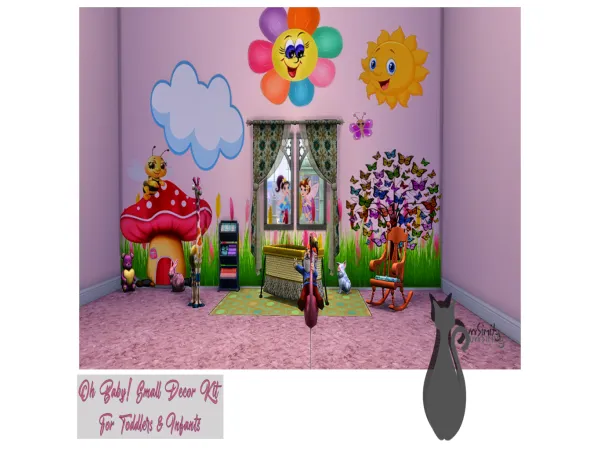 Maxis Match Oh Baby Infant Toddler Decor by PurrSimity - The Sims 4 Custom Content
