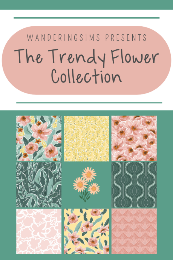 Introducing the Trendy Flower Collection by simsfinds - The Sims 3 Custom Content