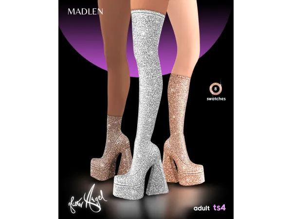 Maxis Match Glitter Angel by Madlen - The Sims 4 Custom Content