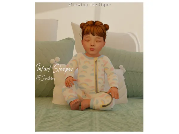 Maxis Match Infant Sleepers by glowtrait - The Sims 4 Custom Content