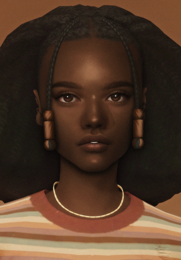Maxis Match kiara hairs by simsfinds - The Sims 4 Custom Content