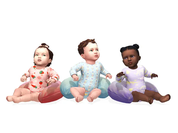 Maxis Match Pastel Onesies - The Sims 4 Custom Content