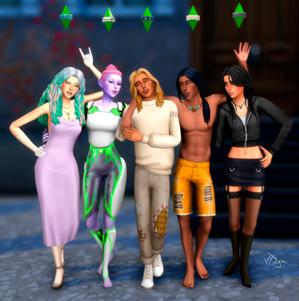 Maxis Match ( )Smaller Plumbobs for Occults by simsfinds - The Sims 4 Custom Content