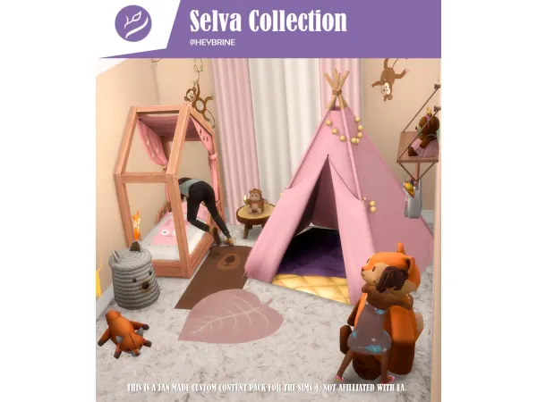 Maxis Match Selva Collection by HeyBrine - The Sims 4 Custom Content