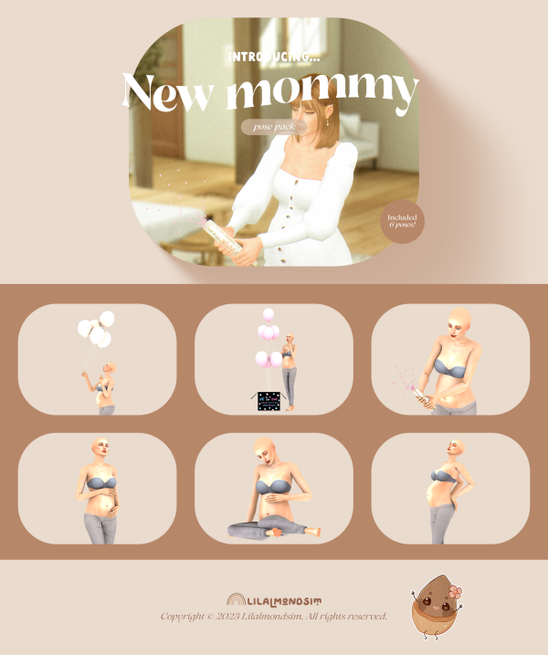 Mix New mommy by simsfinds - The Sims 4 Custom Content