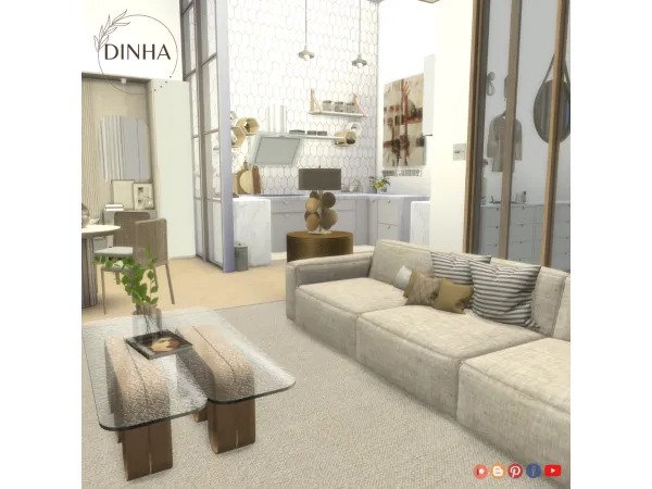 Alpha Sims 4 Amelia Apartment - The Sims 4 Custom Content