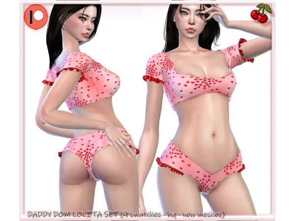 Alpha CUTIE SEXY Daddy Dom Lolita Set by Harmonia's Secret - The Sims 4 Custom Content