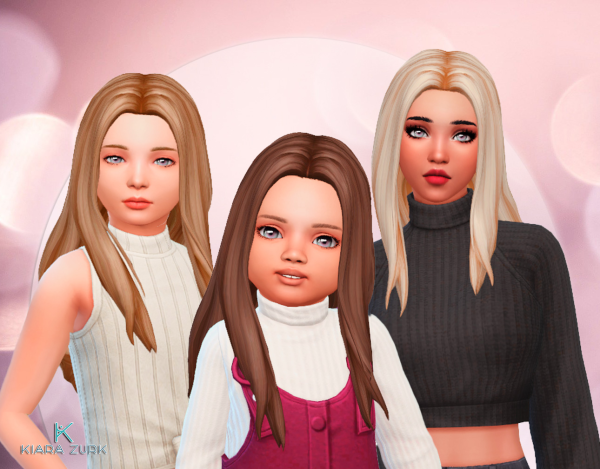 Maxis Match Liliana Hairstyle UPDATE by simsfinds - The Sims 4 Custom Content