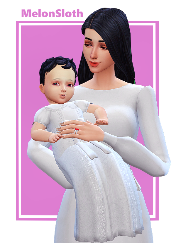 Maxis Match Infant baptism gown by simsfinds - The Sims 4 Custom Content