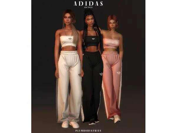plumbobsnfries - ADIDAS | outfit (f) by plumbobsnfries