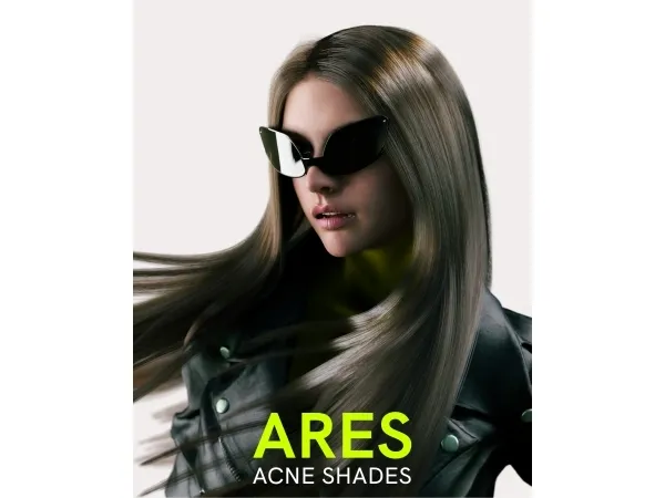 Alpha ACNE SHADES by ARES - The Sims 4 Custom Content