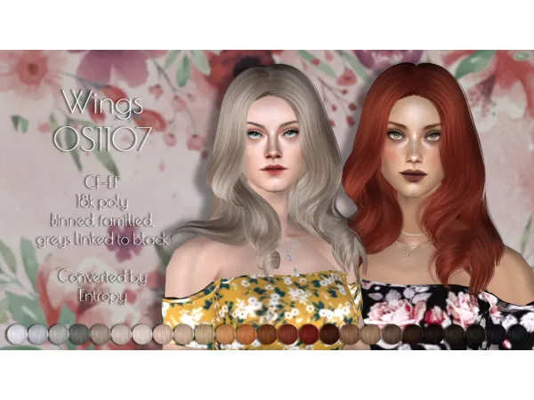 4t2 Wings OS1107 Hair - The Sims 2 Custom Content