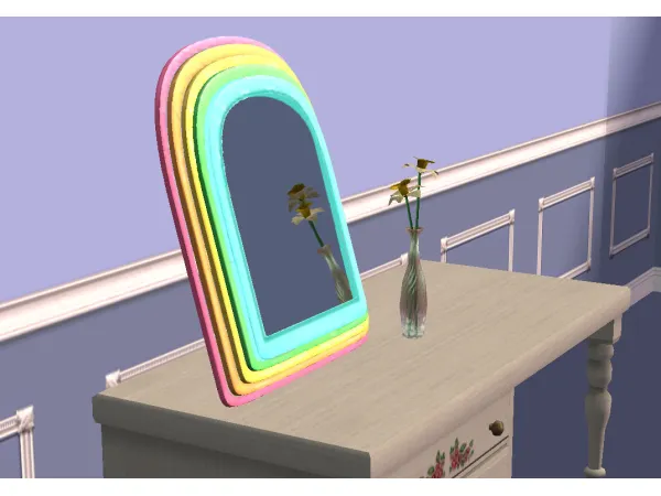 Rainbow Mirror for - The Sims 2 Custom Content