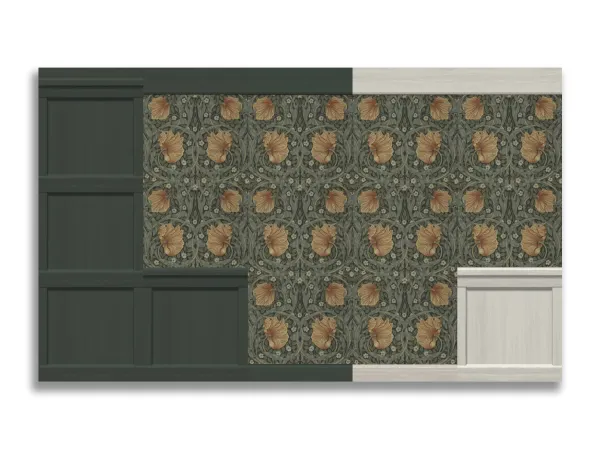 Maxis Match William Morris Wall Set by Sooky88 - The Sims 4 Custom Content