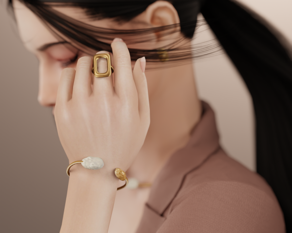 Alpha (Symphony) Phoebe jewelrys by simsfinds - The Sims 4 Custom Content