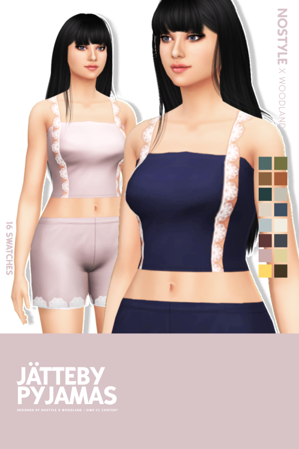Maxis Match JÄTTEBY pyjamas by simsfinds - The Sims 4 Custom Content