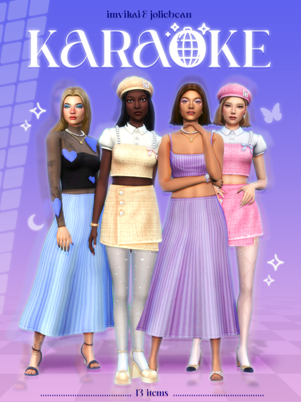 Maxis Match Karaoke Set by simsfinds - The Sims 4 Custom Content